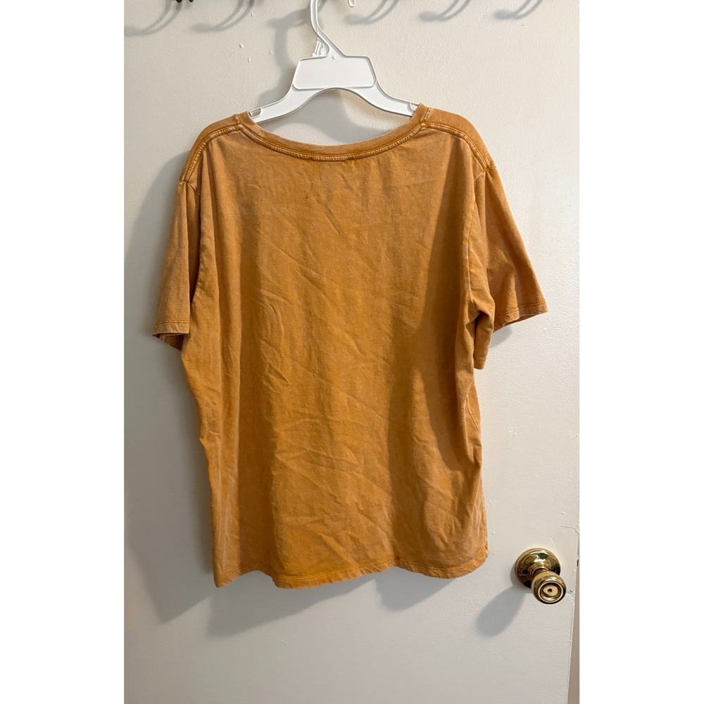 Rock & Roll Denim Ranchy Western Graphic Tee Womens XL Distressed - Picture 3 of 9